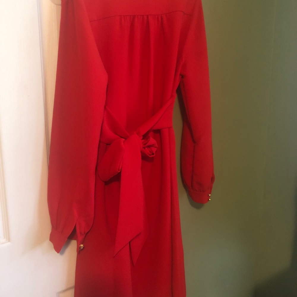 Kate Spade red A-line Dress - Picture 3 of 3